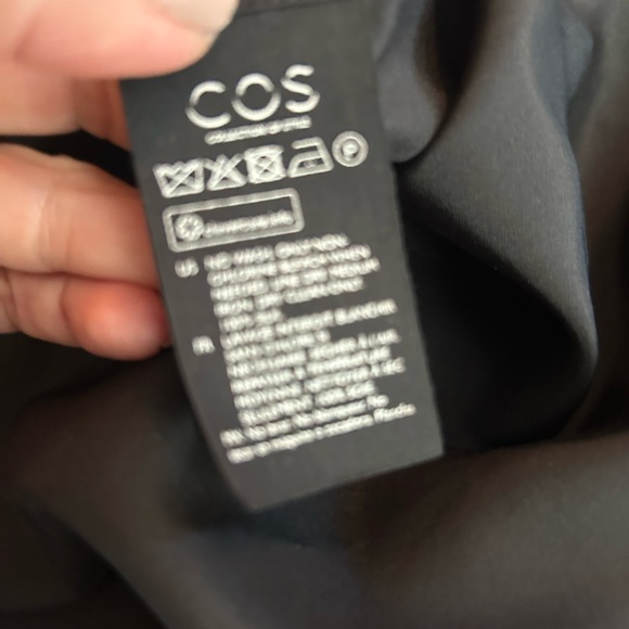 Cos black silk tunic blouse. New with tags. - Picture 8 of 8